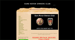 Desktop Screenshot of eurorover.co.uk